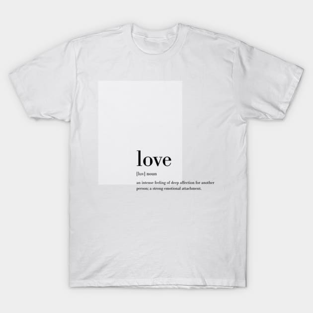 Minimalist fashion aesthetic trend elegant cool high fashion IT stylish love romantic definition unique minimalism modern script text T-Shirt by AGRHouse